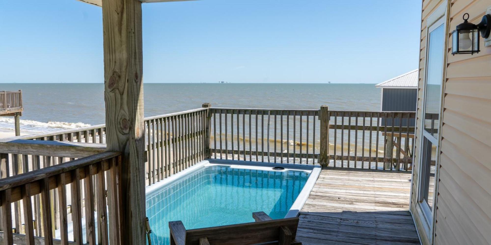 Kowabunga - You'Ll Love The Rooftop Deck And Private Heated Dipping Pool! Pet Friendly! Home Dauphin Island Kültér fotó